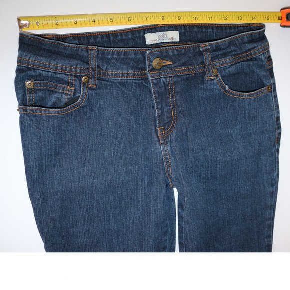SO Wear It Declare It Dark Wash BLUE JEANS - Size 9 Short - Waist 30x29 Inseam - Picture 2 of 9